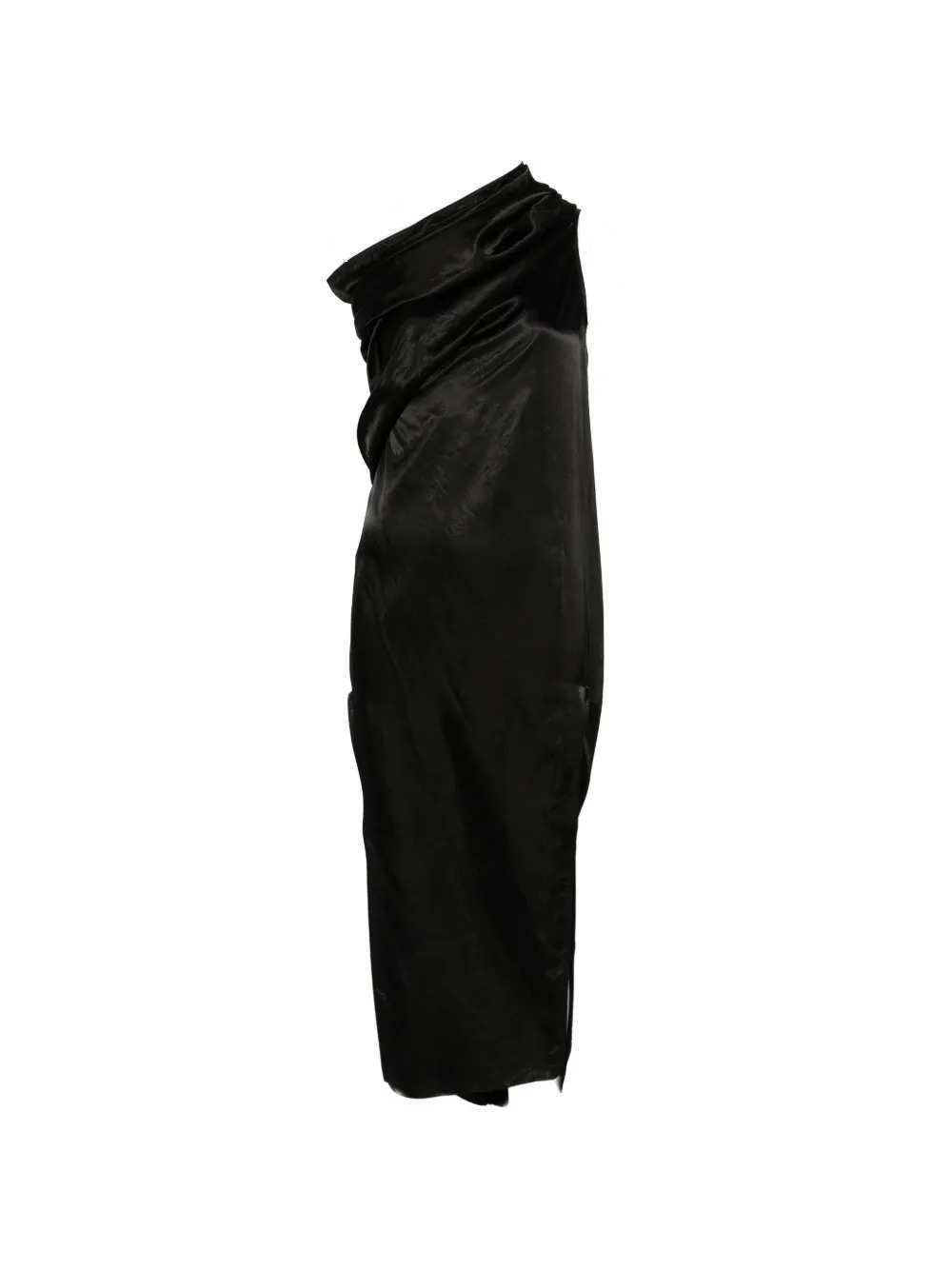 RICK OWENS Rick Owens Women Athena Arrowhead One-Shoulder Midi Dress