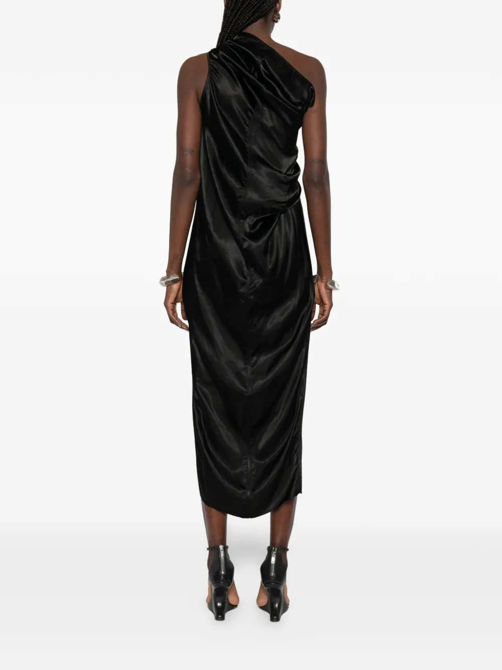 RICK OWENS Rick Owens Women Athena Arrowhead One-Shoulder Midi Dress