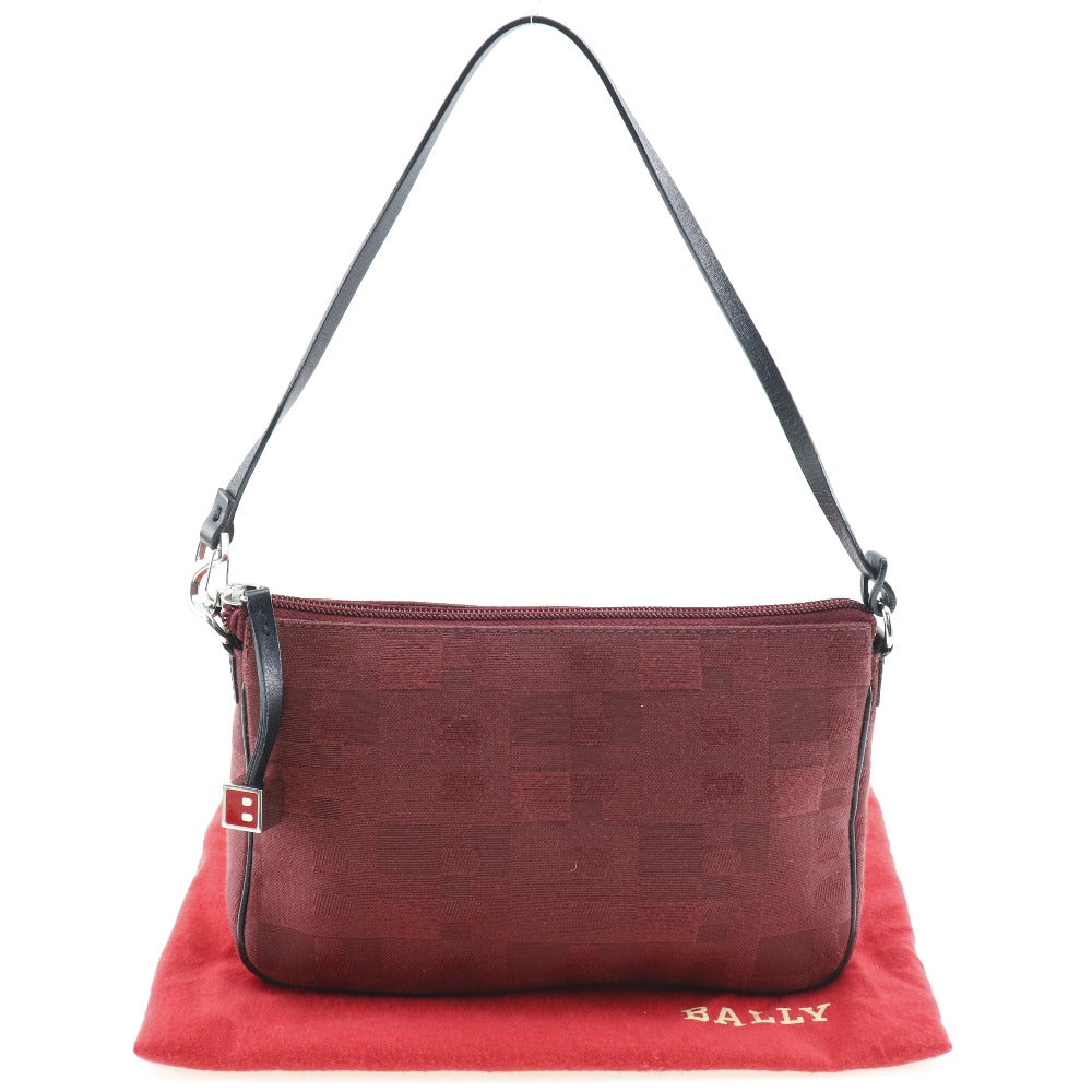 Bally Red Cotton Handbag (Pre-Owned)
