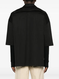 RICK OWENS Rick Owens Men Shirt With Flap Pocket And Camp Collar