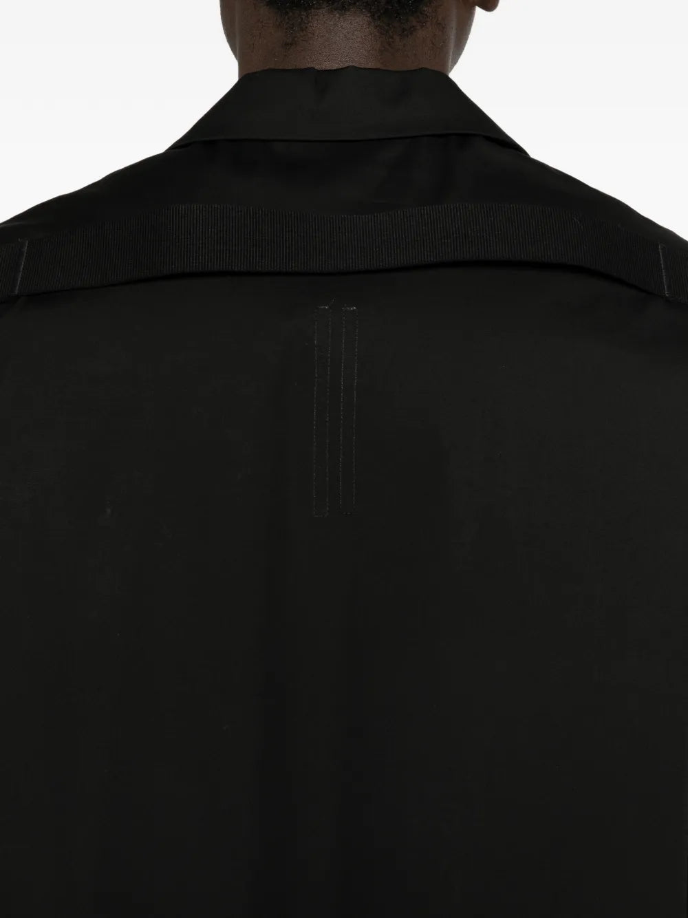 RICK OWENS Rick Owens Men Shirt With Flap Pocket And Camp Collar