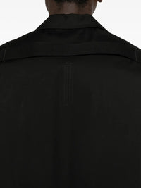 RICK OWENS Rick Owens Men Shirt With Flap Pocket And Camp Collar