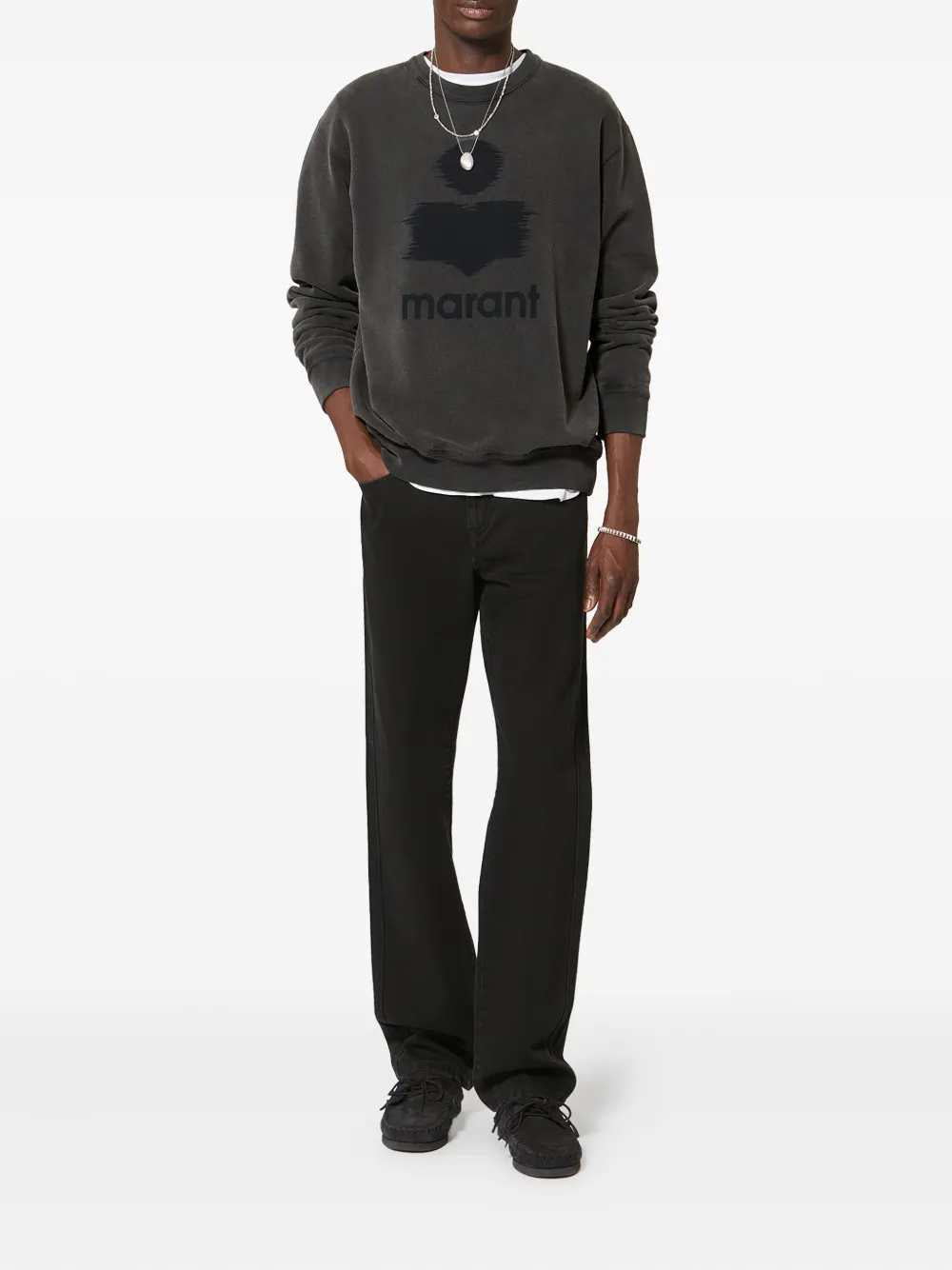 Marant Men Mikoy Printed Sweatshirt