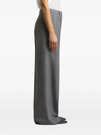 Peserico Women Micro Houndstooth Palazzo Pants With Lurex