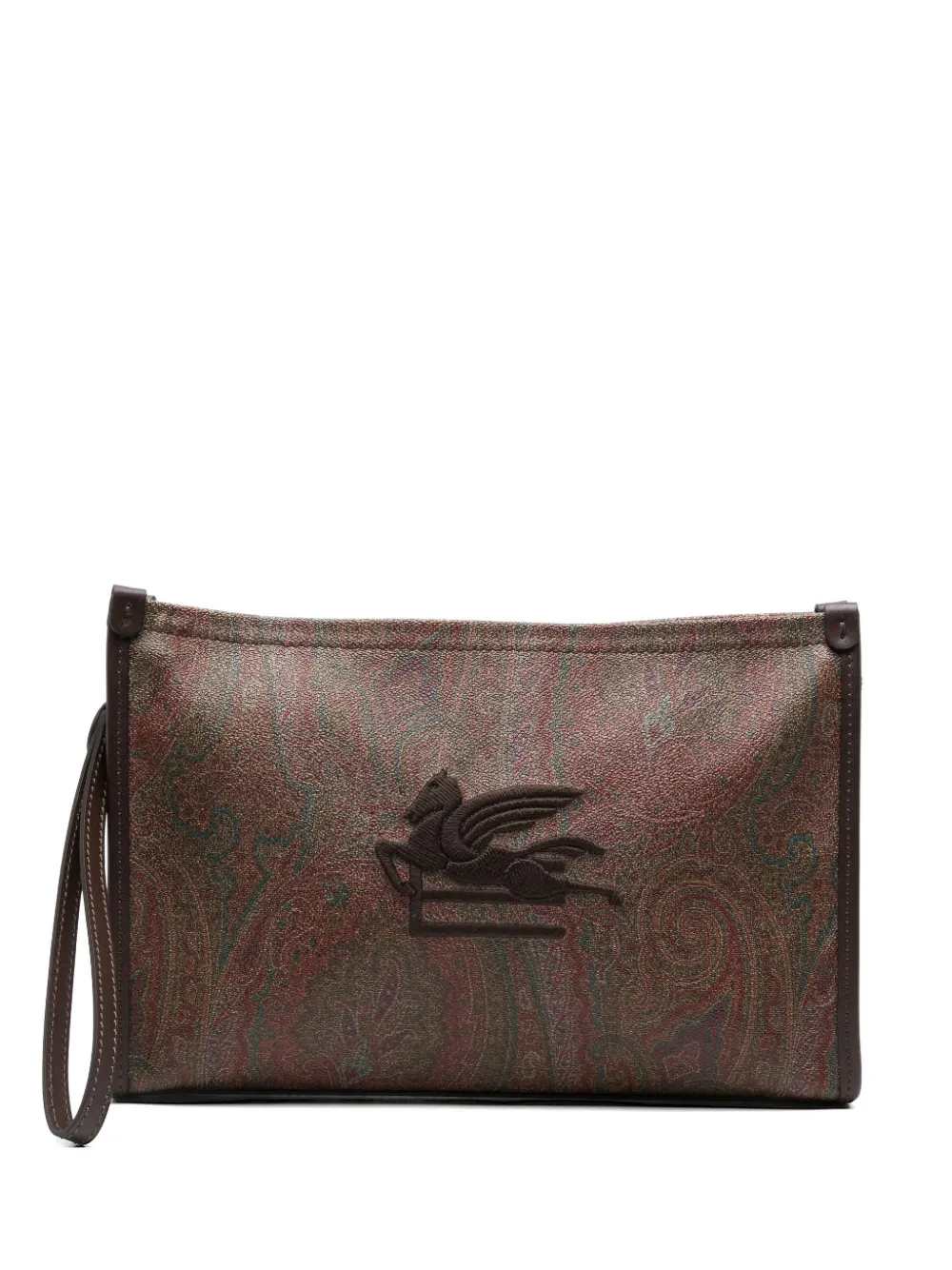 Etro Men Pegasus Paisley Clutch