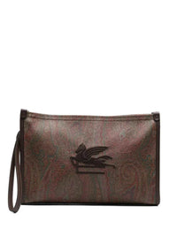 Etro Men Pegasus Paisley Clutch