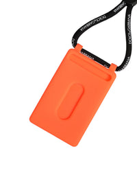 Dolce & Gabbana Dolce & Gabbana Holder Neon Orange Rubber DG Embossed Adjustable  Badge