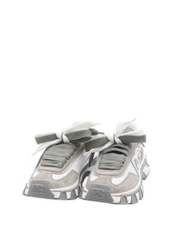 DOLCE & GABBANA Dolce & Gabbana Men Nylon And Calfskin Sneakers With Dg Patch: