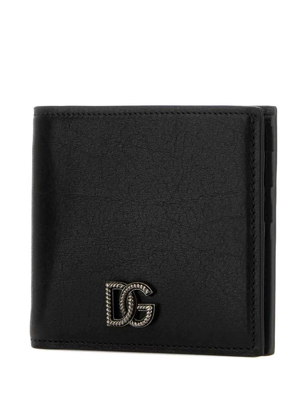 DOLCE & GABBANA Dolce & Gabbana Men Tempesta Wallet With Appliqué