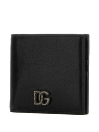DOLCE & GABBANA Dolce & Gabbana Men Tempesta Wallet With Appliqué