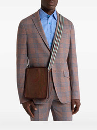 ETRO Etro Men Small Arnica Shoulder Bag With Paisley Print