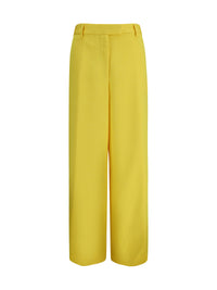 Dries Van Noten Women Wide-Leg Pants With All-Over Jacquard Pattern