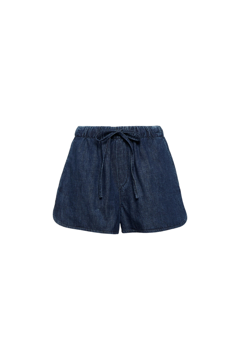 Valentino Garavani Valentino Chambray Denim Shorts