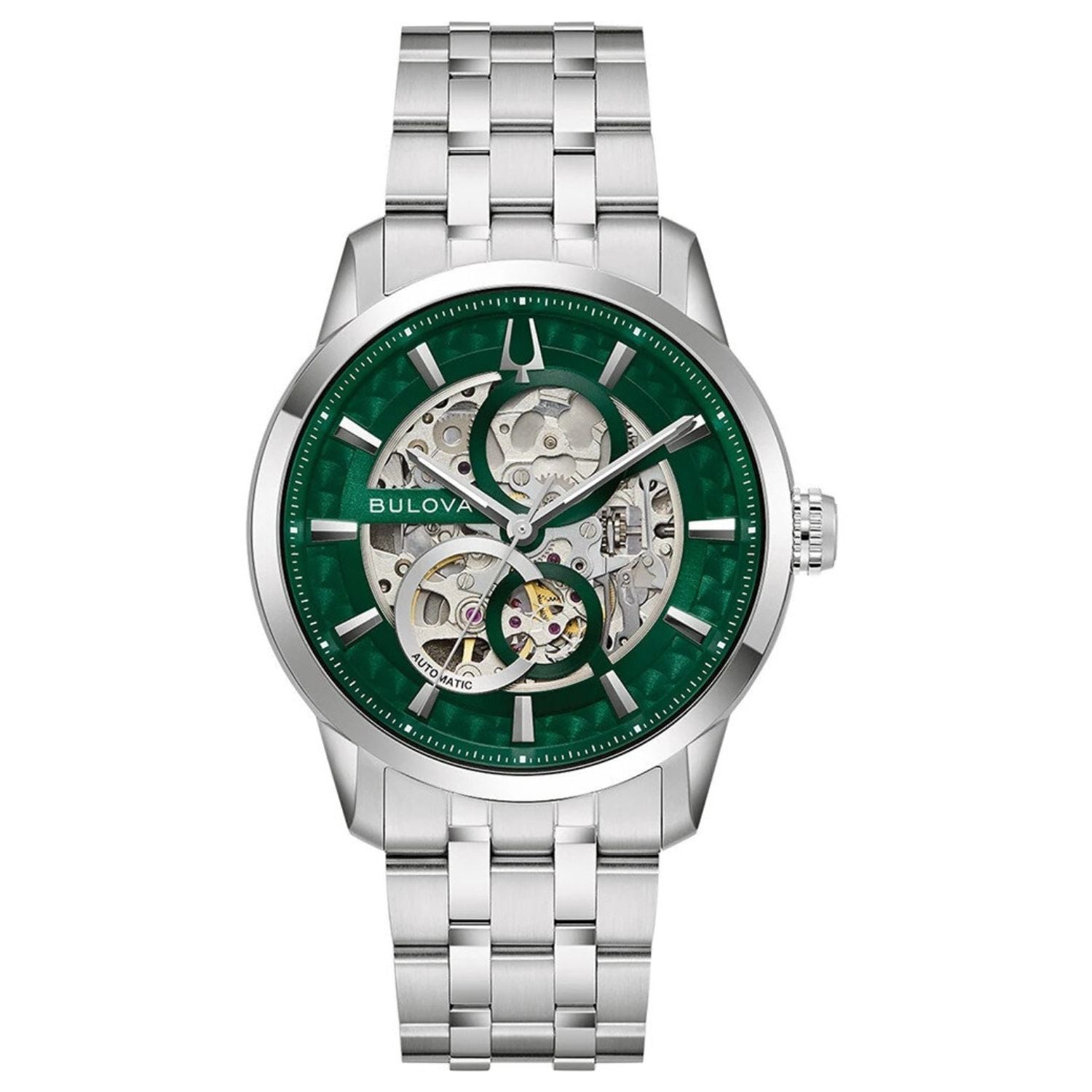 Bulova Bulova Men's Sutton Green Dial Watch - 96A329