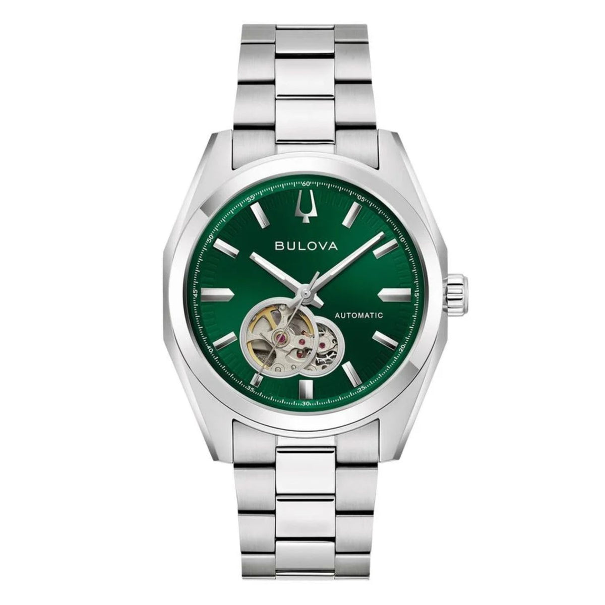 Bulova Men's Surveyor Green Dial Watch - 96A349