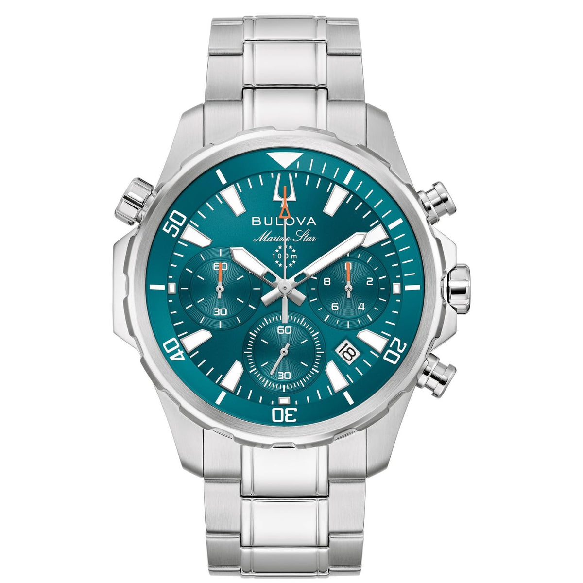 Bulova Men's Marine Star Blue Dial Watch - 96B487