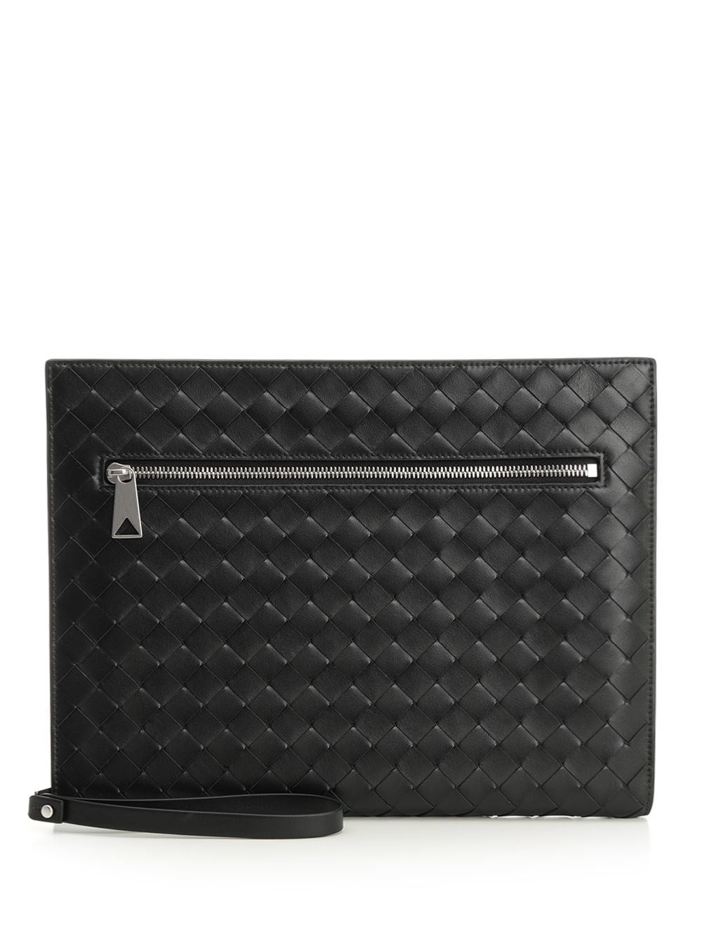 Bottega Veneta Bottega Veneta Men Woven Document Holder With Strap
