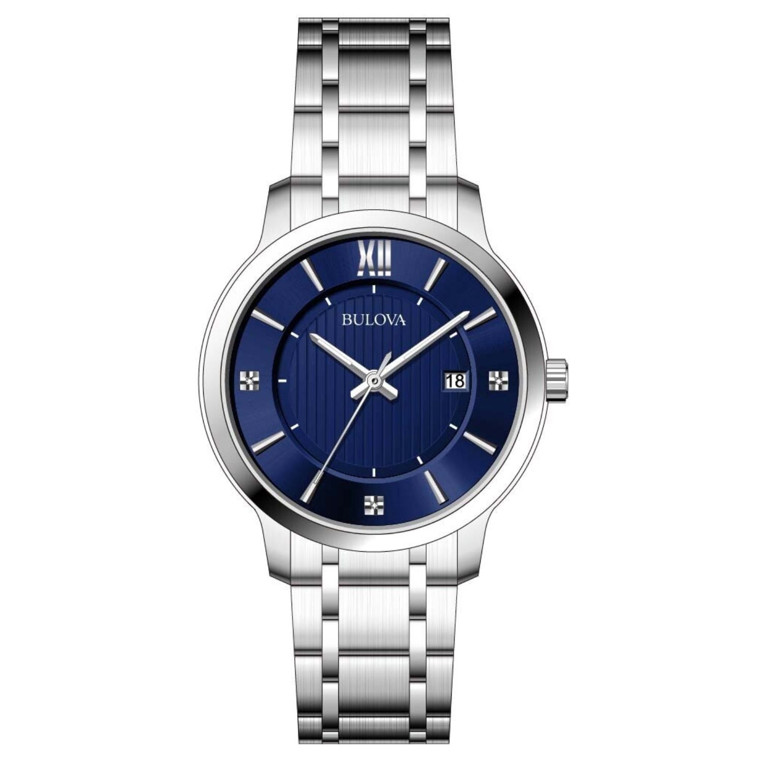 Bulova Bulova Men's Classic Blue Dial Watch - 96D152
