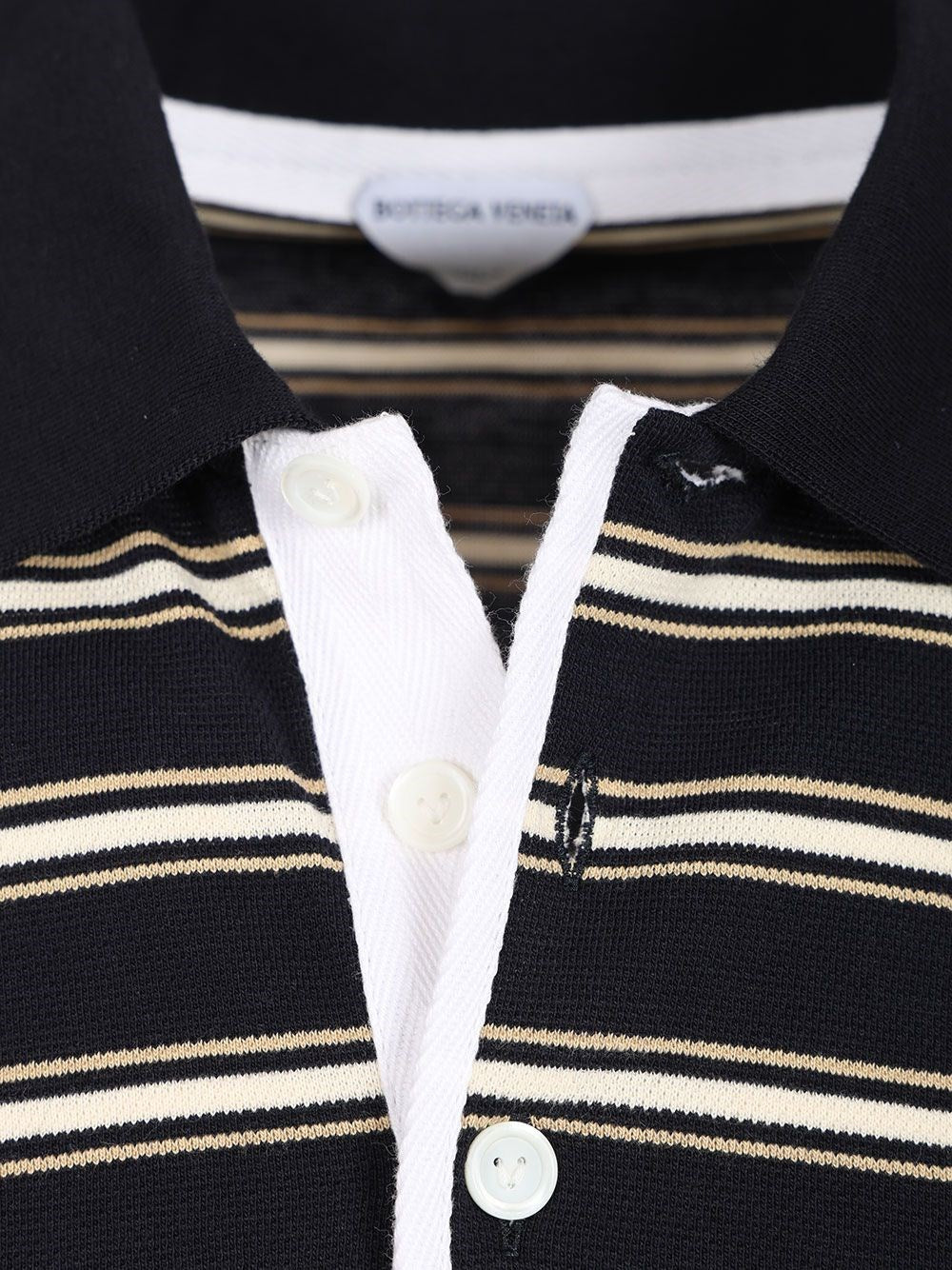 Bottega Veneta Bottega Veneta Men Striped Polo Shirt