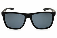 BMW BMW Sunglasses Rectangle Full Rim, Matte Black Frame and Smoke Polarized Lens BS001502D