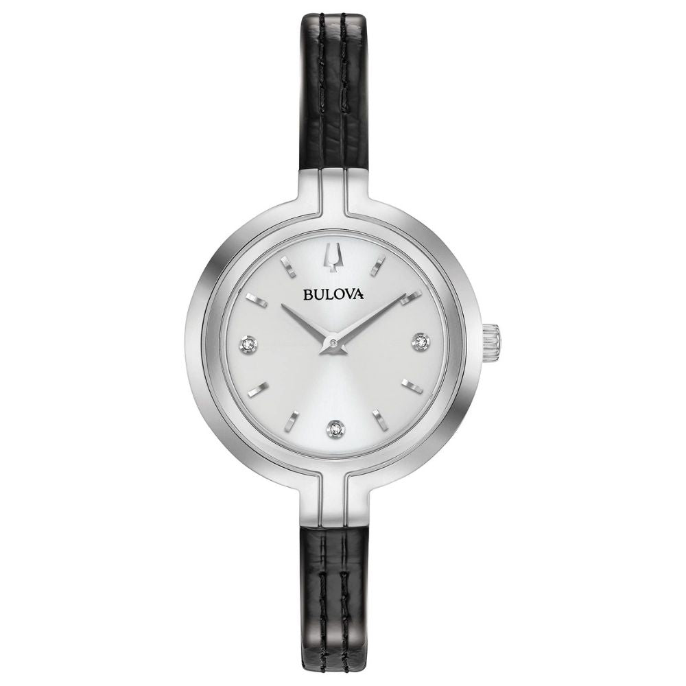 Bulova Men's Rhapsody White Dial Watch - 96P211
