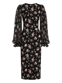 Dolce & Gabbana Women Floral Midi Dress