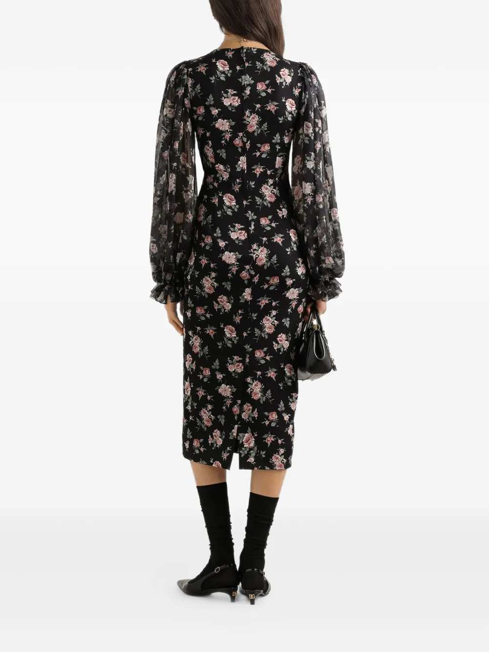Dolce & Gabbana Women Floral Midi Dress