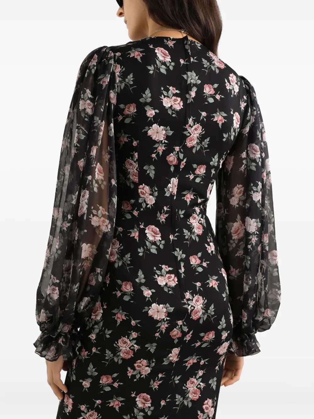 Dolce & Gabbana Women Floral Midi Dress