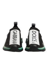Dolce & Gabbana Black Slip On Sorrento Men Sneakers Men's Shoes