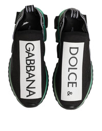 Dolce & Gabbana Black Slip On Sorrento Men Sneakers Men's Shoes