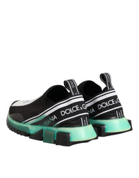 Dolce & Gabbana Black Slip On Sorrento Men Sneakers Men's Shoes