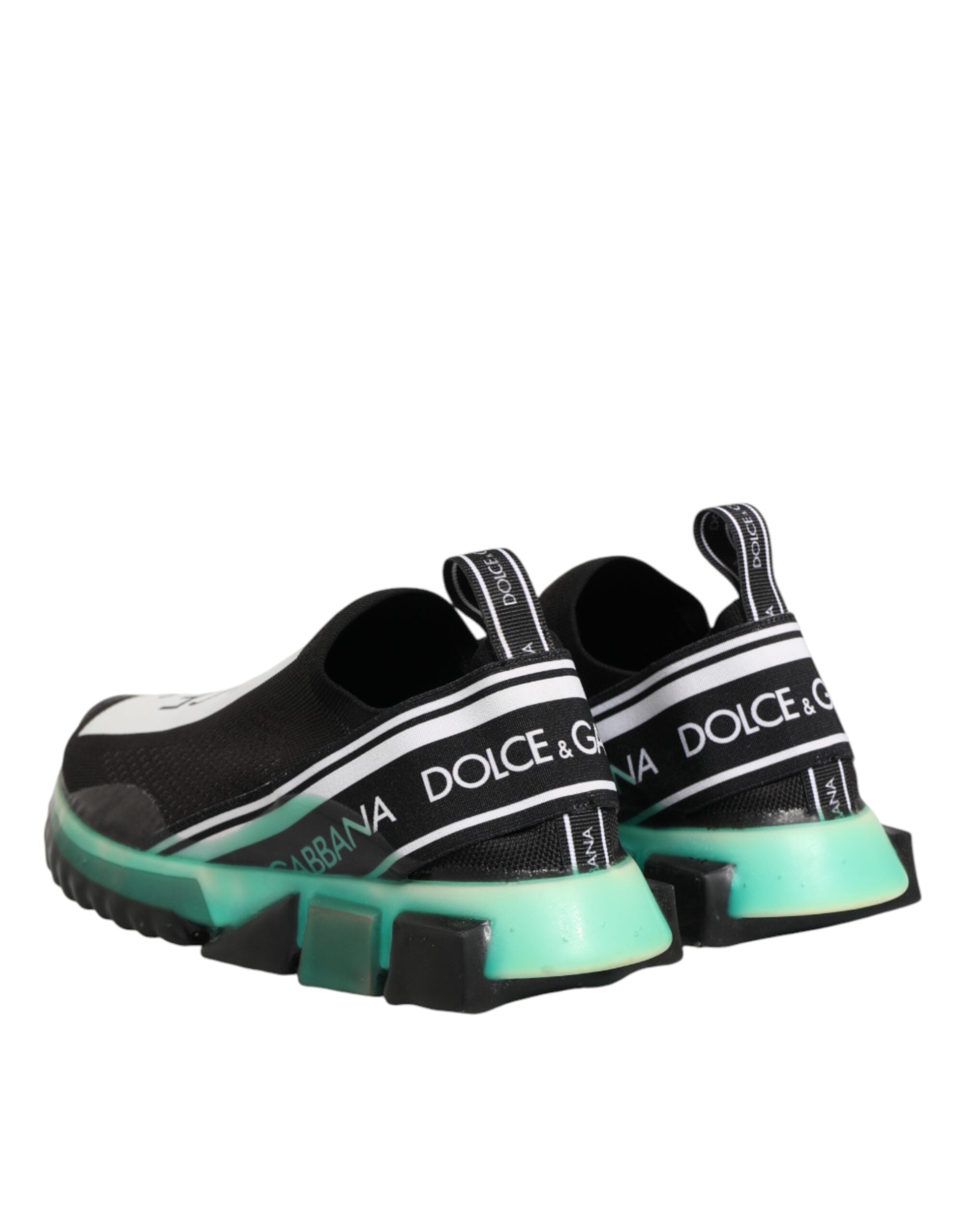 Dolce & Gabbana Black Slip On Sorrento Men Sneakers Men's Shoes