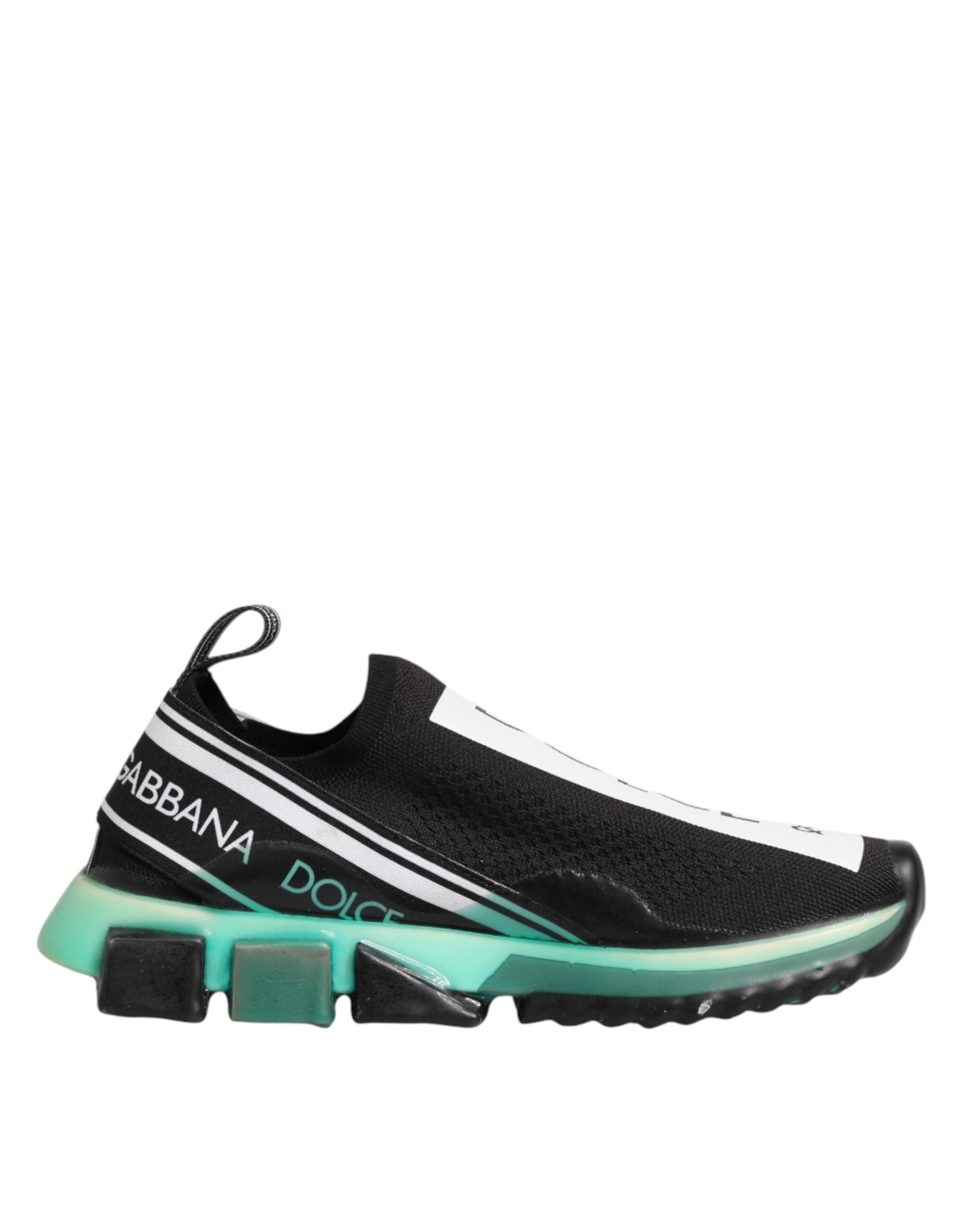 Dolce & Gabbana Black Slip On Sorrento Men Sneakers Men's Shoes