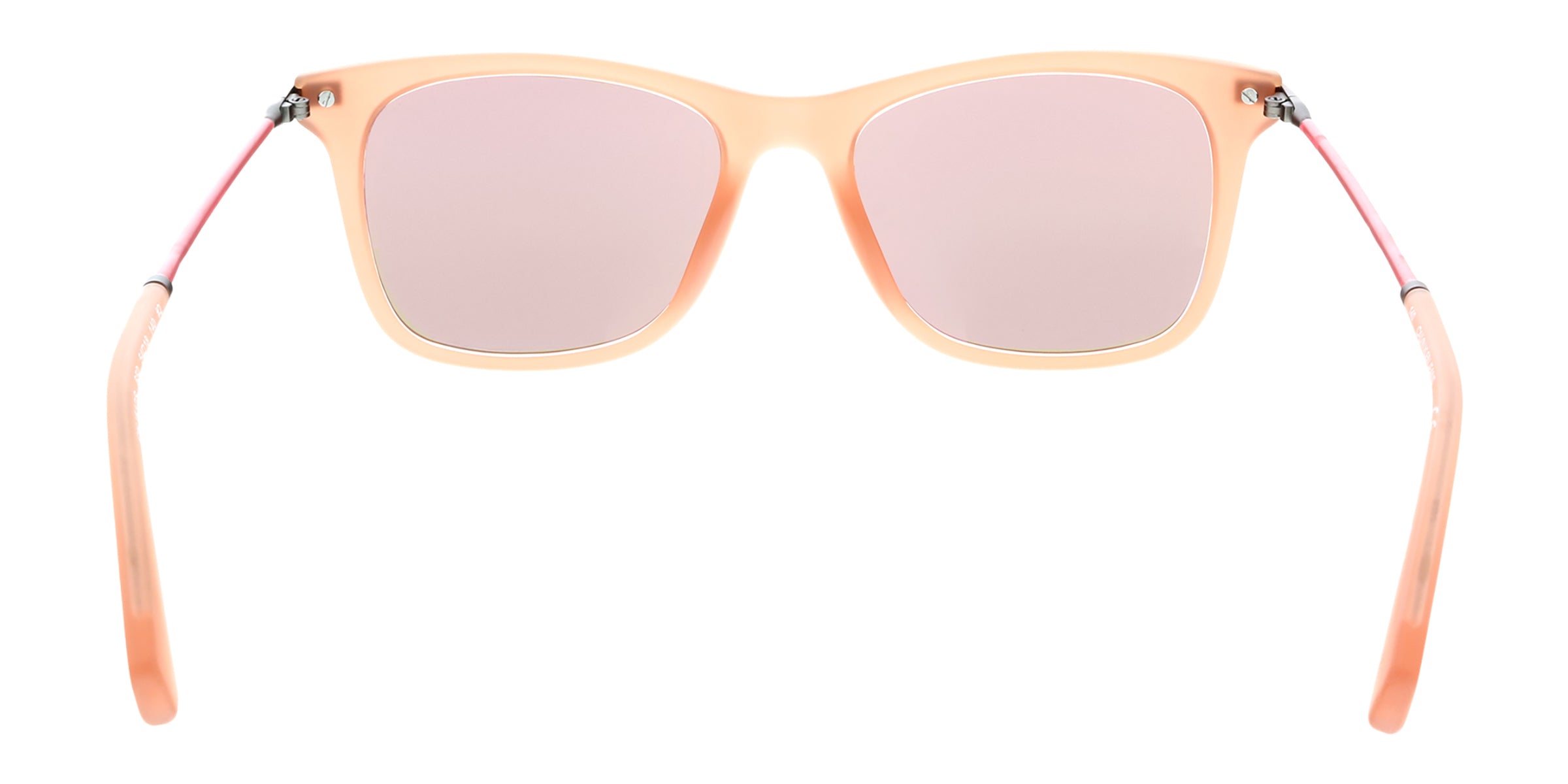 Calvin Klein Matte Peach Round CKJ512S 650 Sunglasses