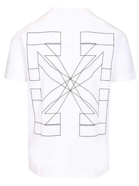 Off-White Men Outline Double Arrow Slim T-Shirt
