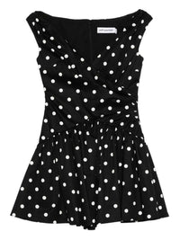 SELF-PORTRAIT Self-Portrait Women Polka-Dot V-Neck Mini Dress
