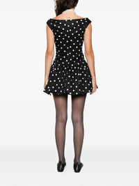 SELF-PORTRAIT Self-Portrait Women Polka-Dot V-Neck Mini Dress