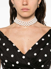 SELF-PORTRAIT Self-Portrait Women Polka-Dot V-Neck Mini Dress