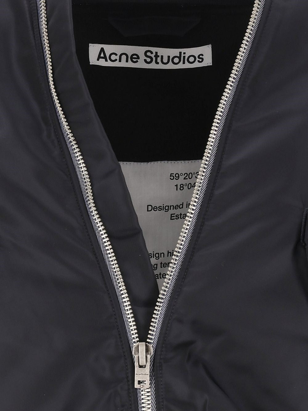 Acne Studios Men Nylon Bomber Jacket