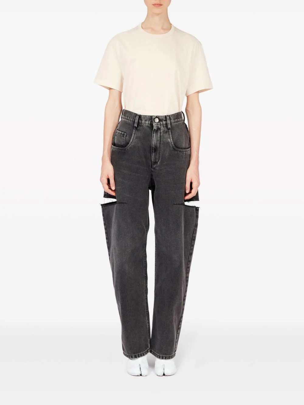 MAISON MARGIELA Maison Margiela Women High-Waisted Tapered Jeans