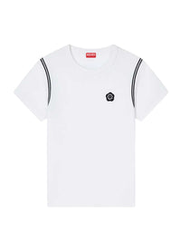 KENZO Kenzo Women Embroidered Cotton T-Shirt "Boke Flower 2.0"