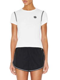 KENZO Kenzo Women Embroidered Cotton T-Shirt "Boke Flower 2.0"