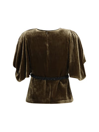 P.A.R.O.S.H. P.A.R.O.S.H. Women Velvet Top