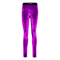 Tom Ford Tom Ford Purple Viscose Women's Leggings