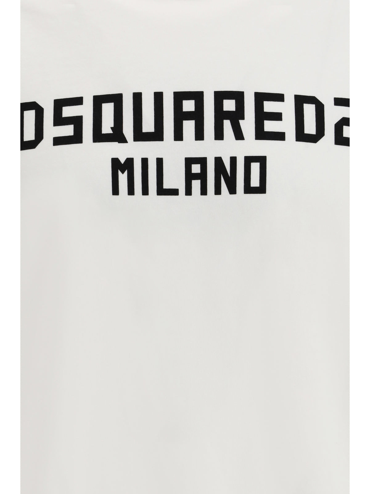Dsquared2 Men T-Shirt With “Dsquared2 Milano” Logo Printed