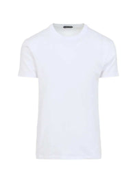 Tom Ford Men Crew-Neck, Short-Sleeved T-Shirt