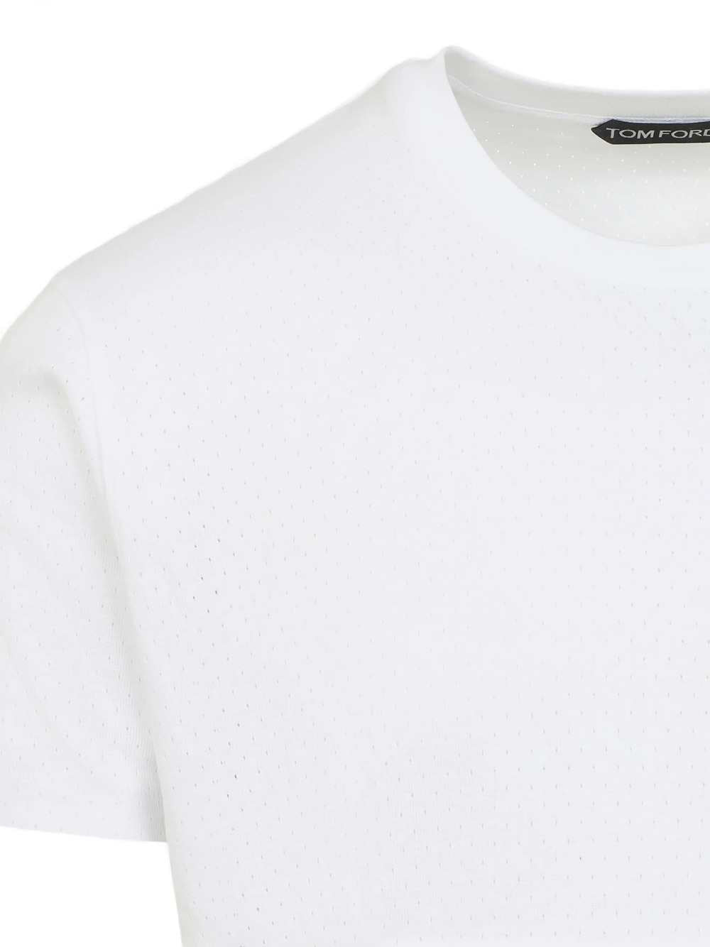 Tom Ford Men Crew-Neck, Short-Sleeved T-Shirt