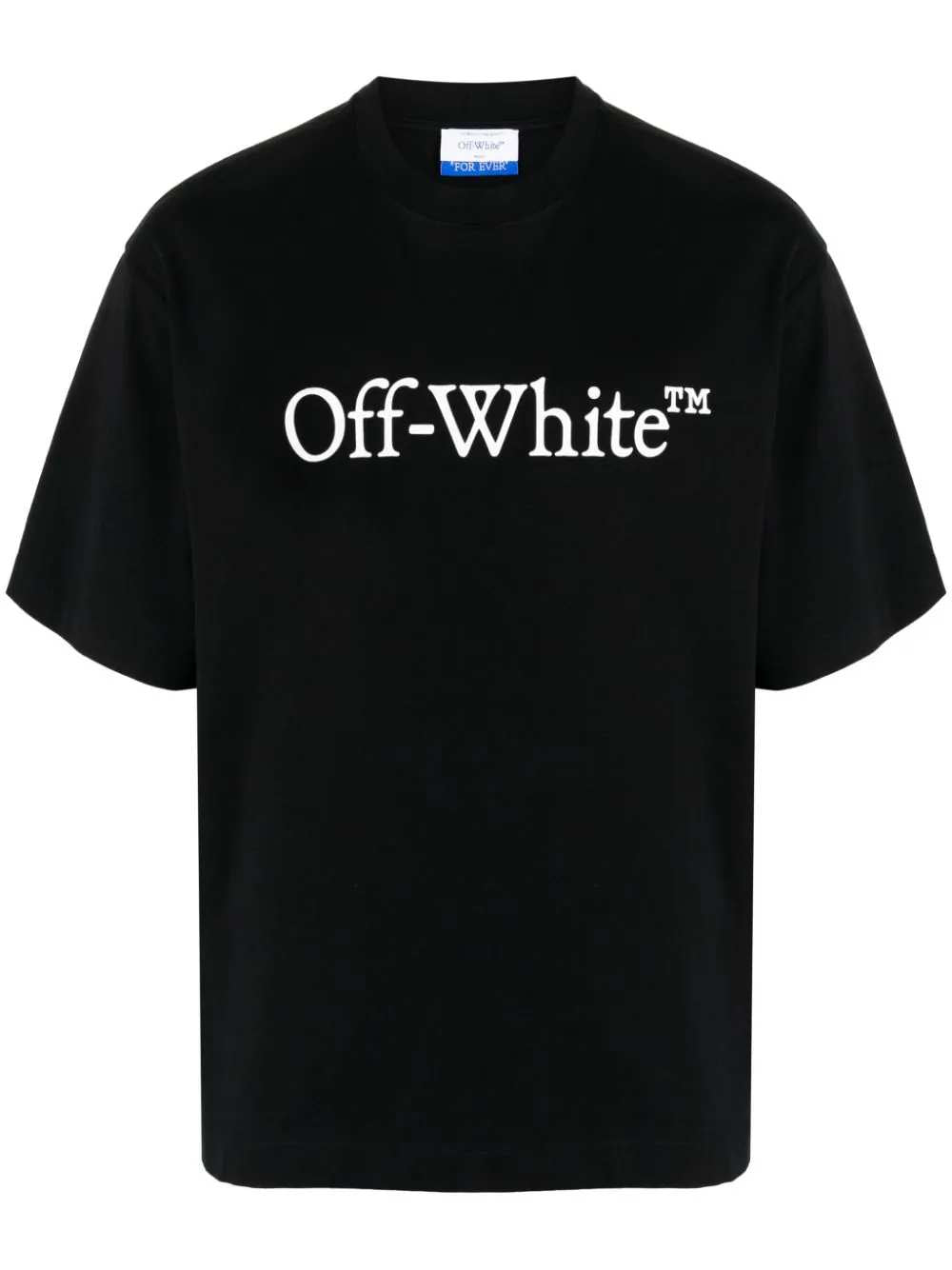 OFF WHITE Off White Men Big Bookish Skate Cotton T-Shirt
