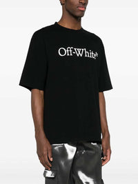 OFF WHITE Off White Men Big Bookish Skate Cotton T-Shirt