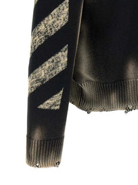 OFF WHITE Off White Men Diag Arr Corrosion Sweater